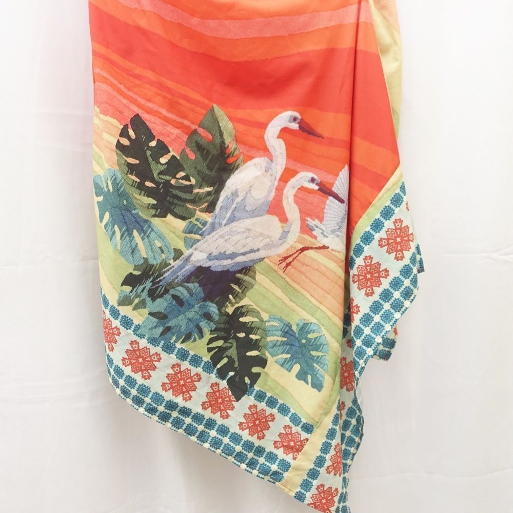 Anthropologie x Eva Franco Vibrant Bird Dress - Picture 10 of 11